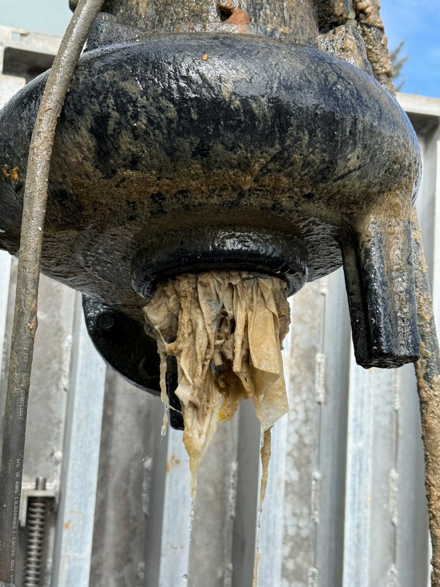 Lift Station with wipes and towels