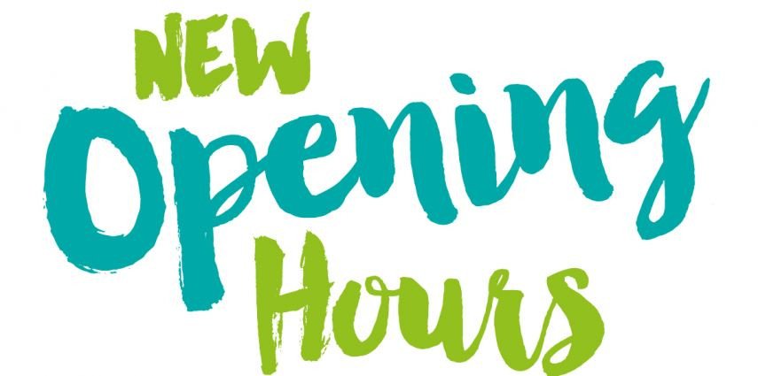 new opening hours in green